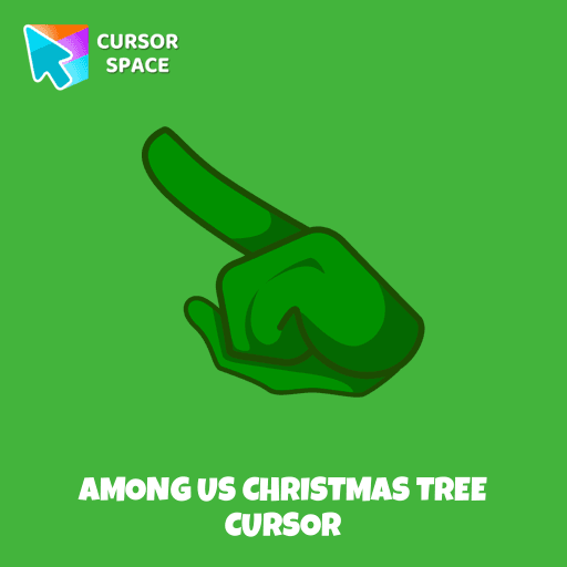 Among Us Christmas Tree cursor arrow cursor